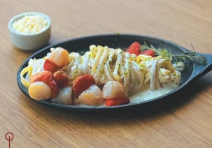 Fettuccine ao Molho de Vieiras