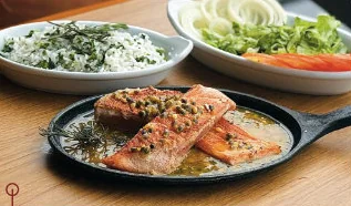 Salmão ao Molho de Maracujá